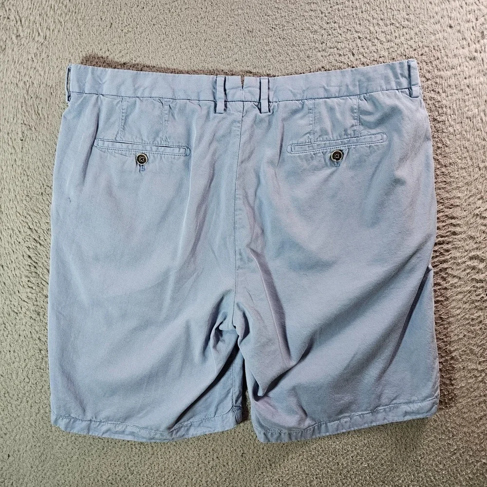 Peter Millar Shorts‎ Men 38 x8.5 Flat Front Light Blue